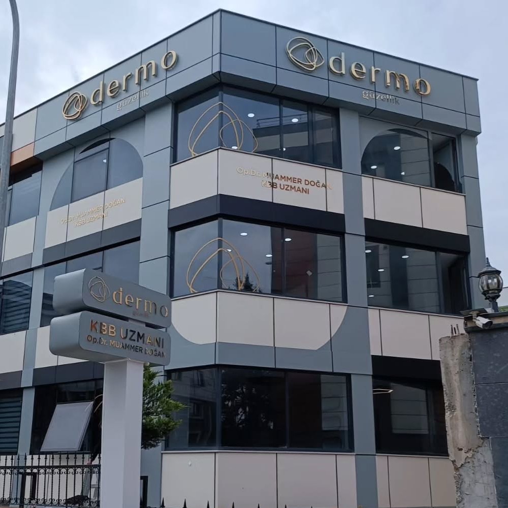 Gebze Açık Hava Reklam 1 Dis cephe tabelalari ve gorsel uygulama calismasi.kocareklam gebze dermo